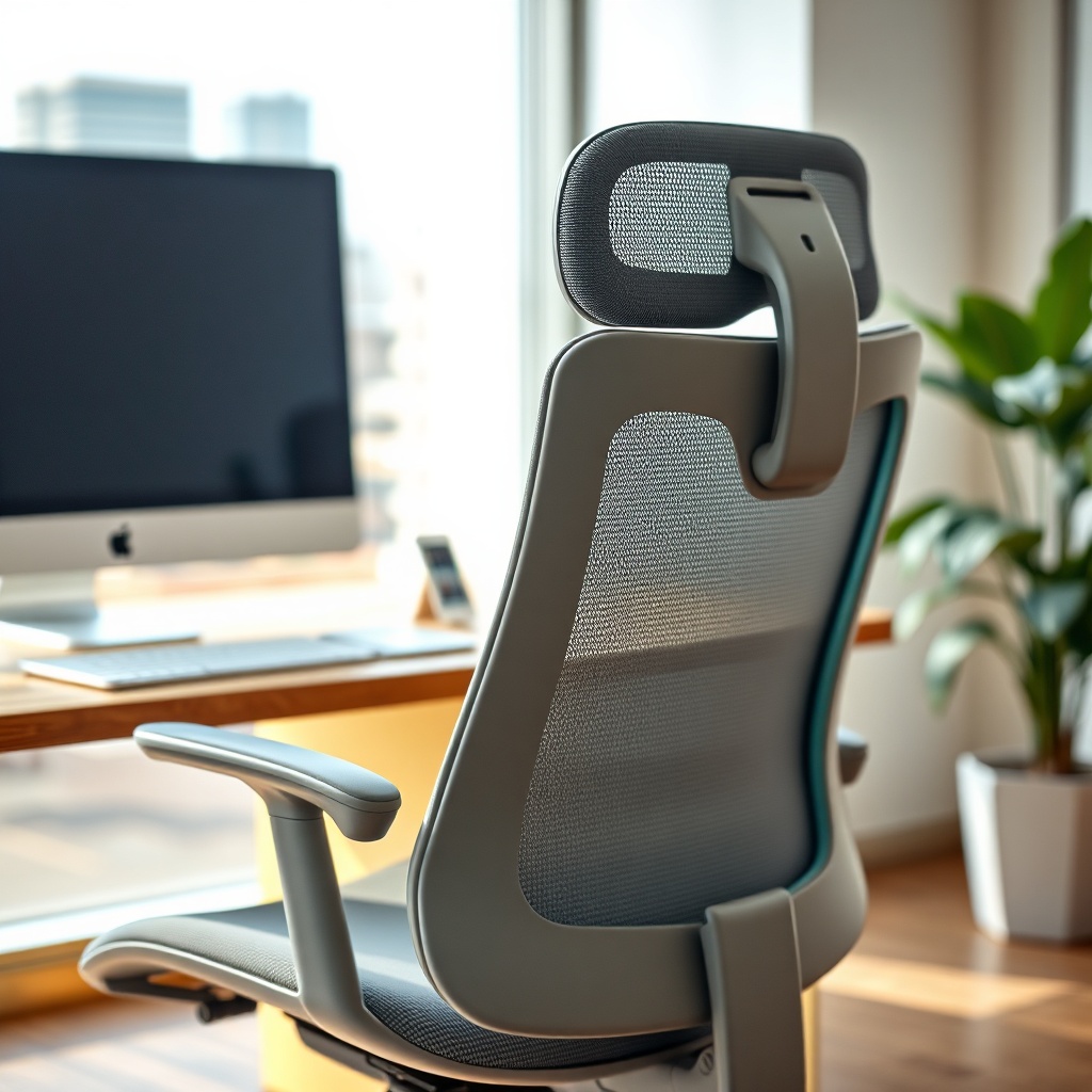 Chaise ergonomique en mesh respirant, un élément clé du meilleur mobilier de bureau à Casablanca pour un confort durable.