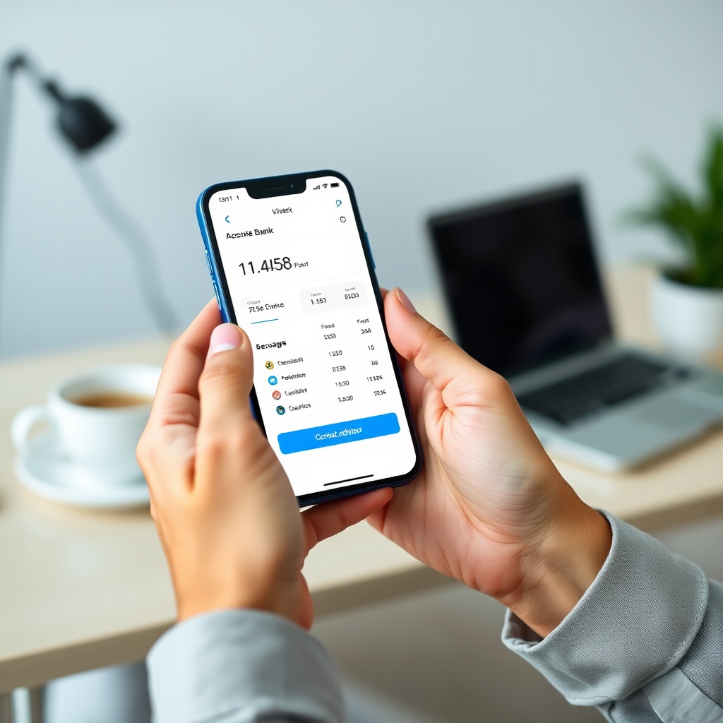 Application bancaire mobile pour gérer les opérations de la meilleure banque d'accueil pour entreprise